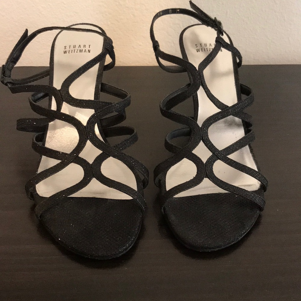 Stuart Weitzman Kitten Heeled Sandal